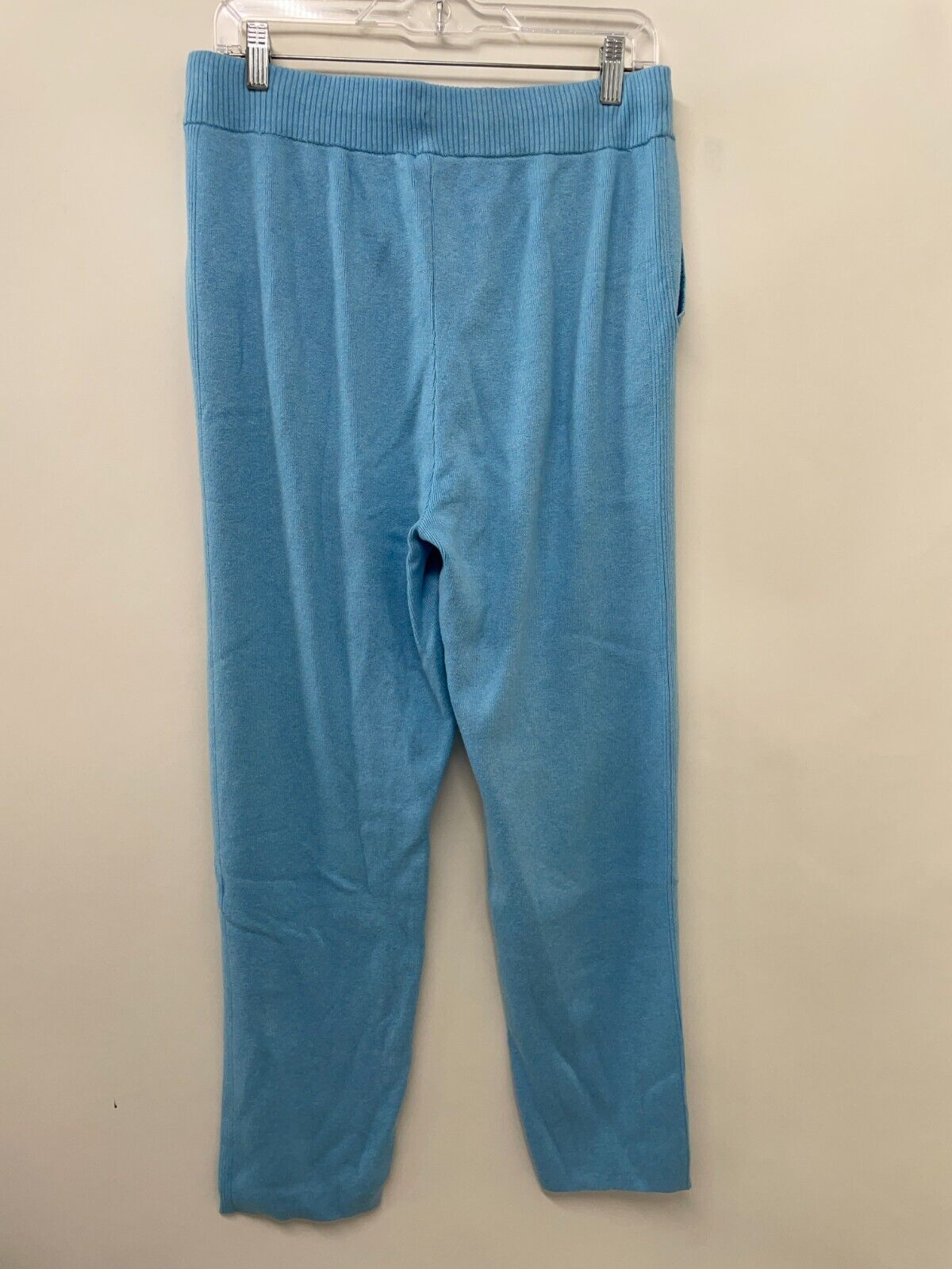 Zenergy Womens 1R Cotton Cashmere-Blend Ankle Pants Blue Straight Leg 570316466