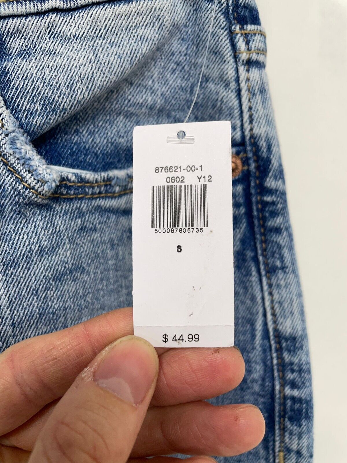 Old Navy Women's 6 Higher High-Rise Side Slit Flare Jeans Medium Wash Blue NWT