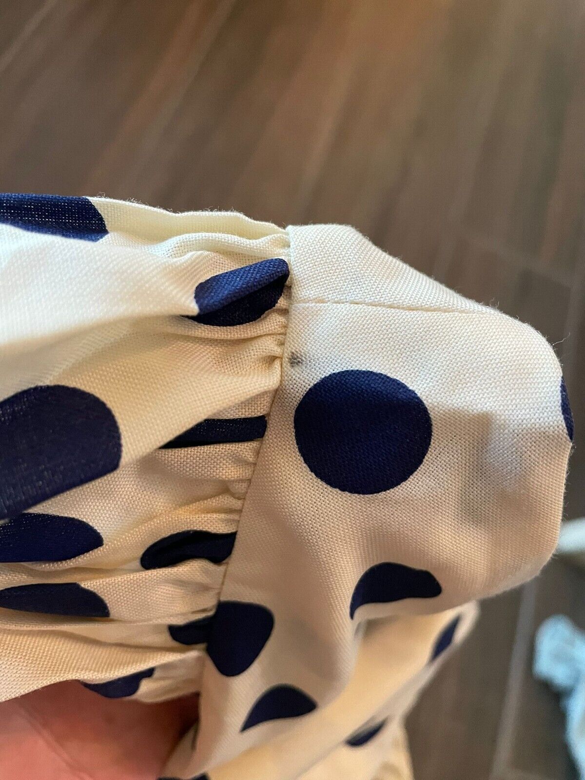 Eleanor Rose Girls 6/7 Bessie Dress French Blue Dot Splendid Sunrise Fit Flare