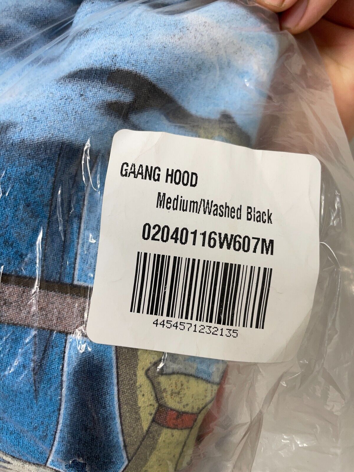 Goat Crew Mens M Avatar Gaang Vintage Wash Pullover Last Airbender Hoodie Black