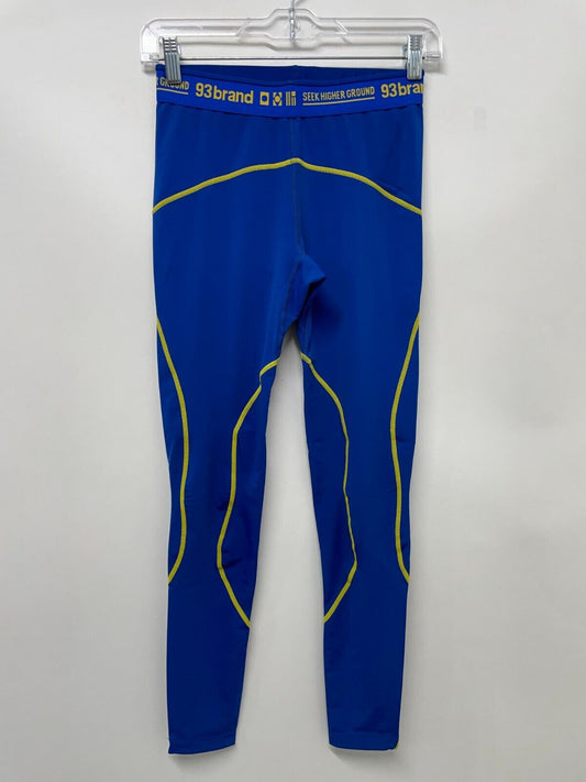 93 Brand Unisex M Standard Issue Spats Grappling Tights Royal Gold Men Women