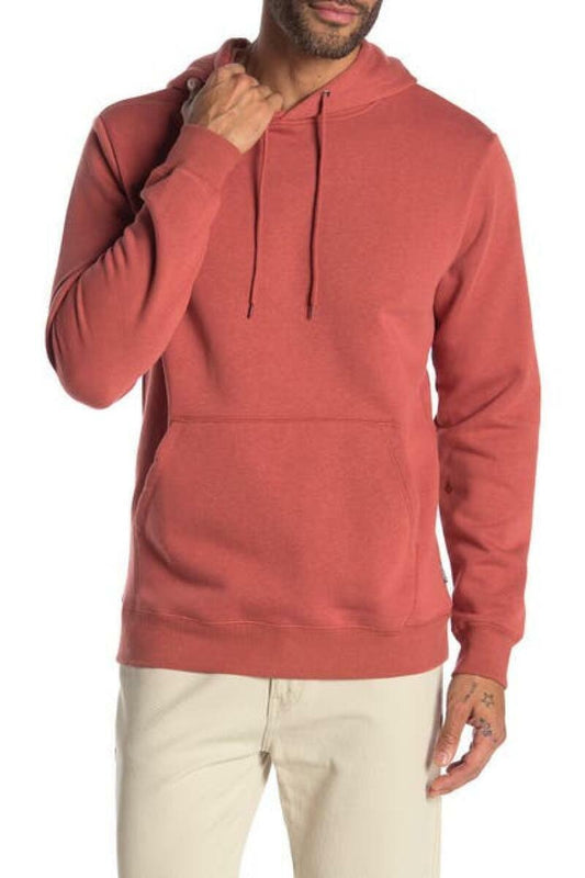 Volcom Mens S Dead Rose Orange Stonal Fleece Hoodie Pullover Sweatshirt