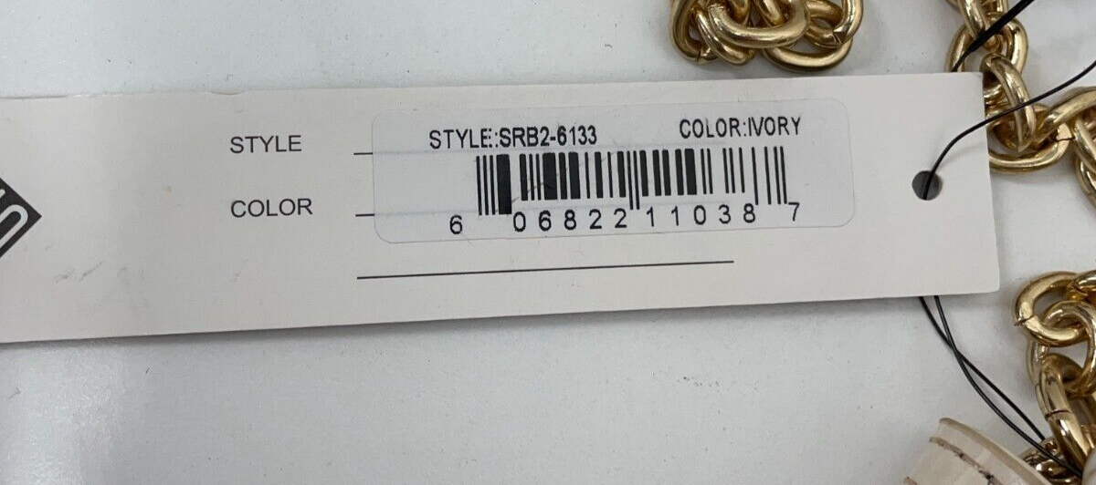 Sondra Roberts Womens Squared Ivory Woven Vegan Leather Purse Bucket Handbag