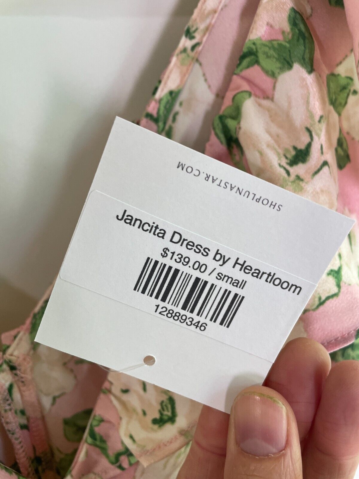 Heartloom Women's S Jacinta Floral Maxi Dress Pink Ruffle V-Neck Lunastar Satin