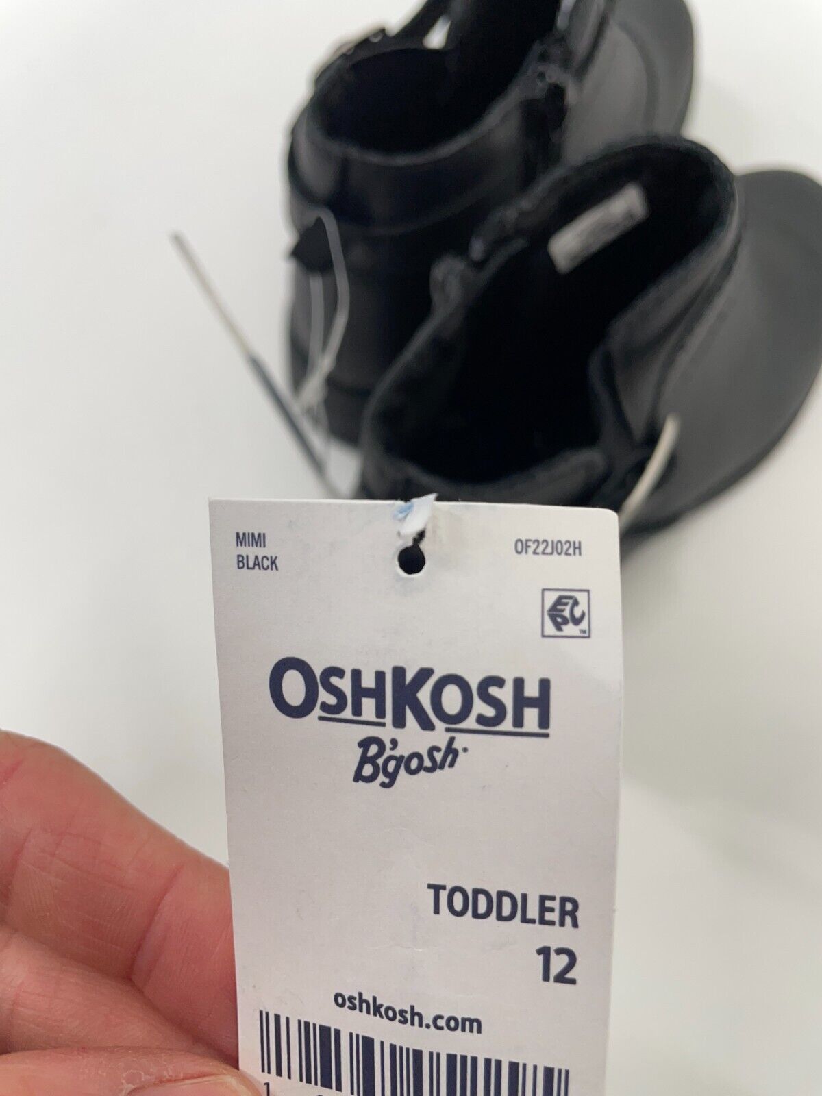 OshKosh B'Gosh Toddler Girls 12 Mimi Casual Fashion Stylish Boots Black OF22J02H