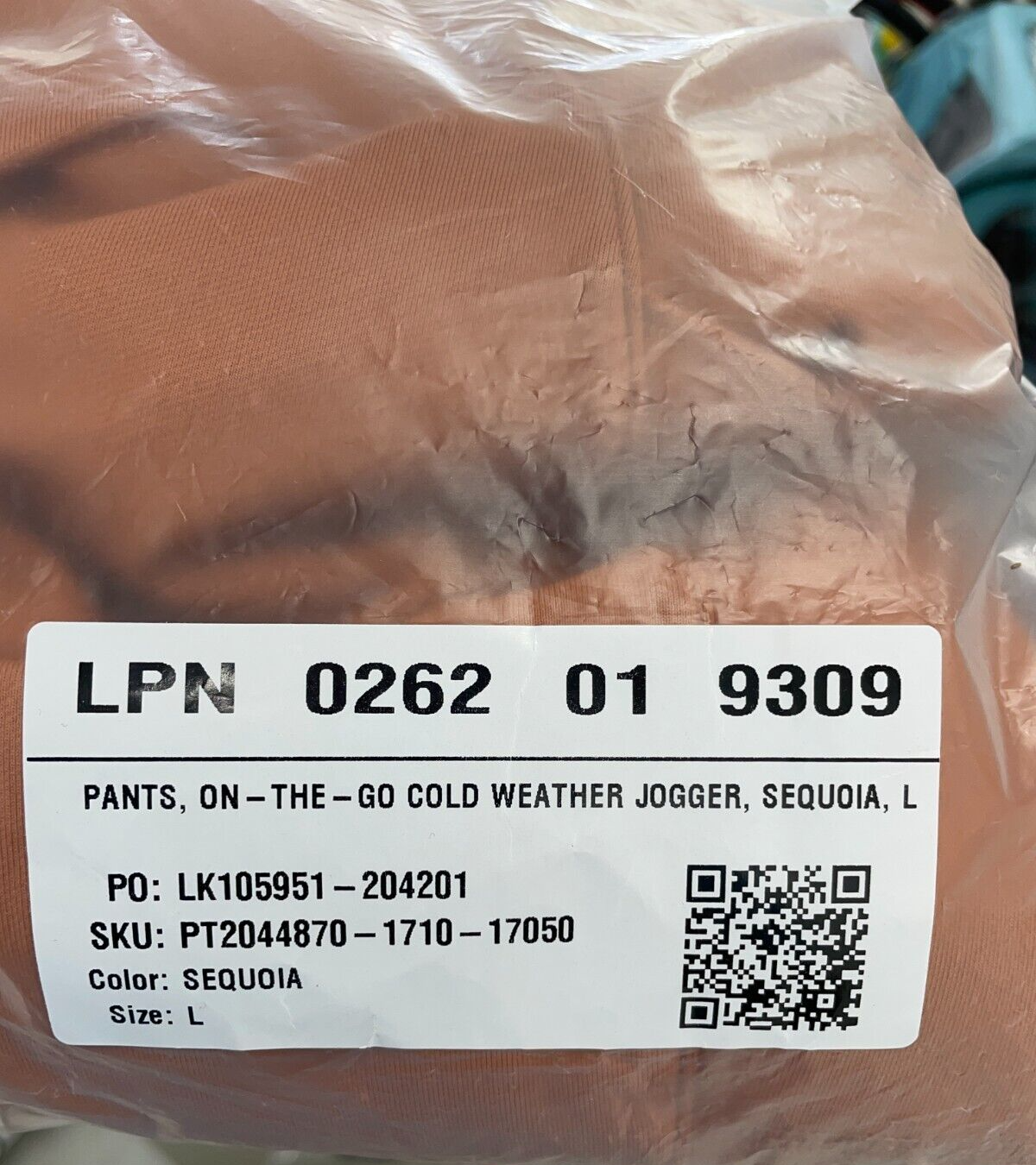 Fabletics Women's 10 On-the-Go Cold Weather Jogger Sequoia ThermaFlex PT2044870