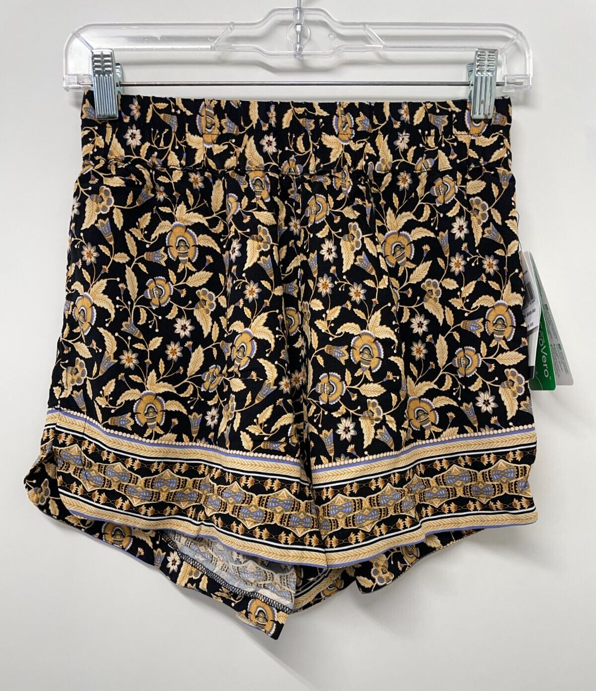 RIP CURL Women's XS Dreamer Short Black Yellow Relaxed Beach Casual 00LWWS NWT