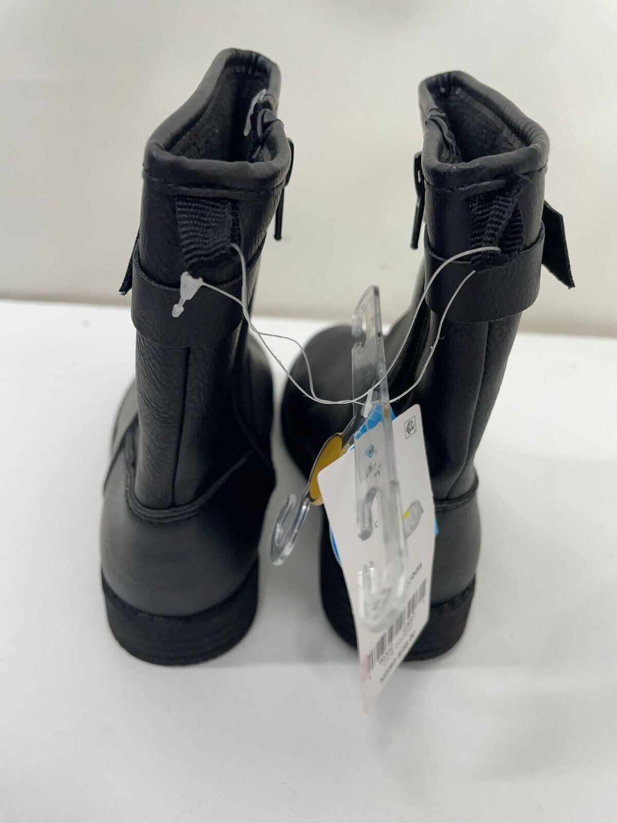Carter's Girls 11 Black Lady Riding Boots Calf High Faux Leather Shoes