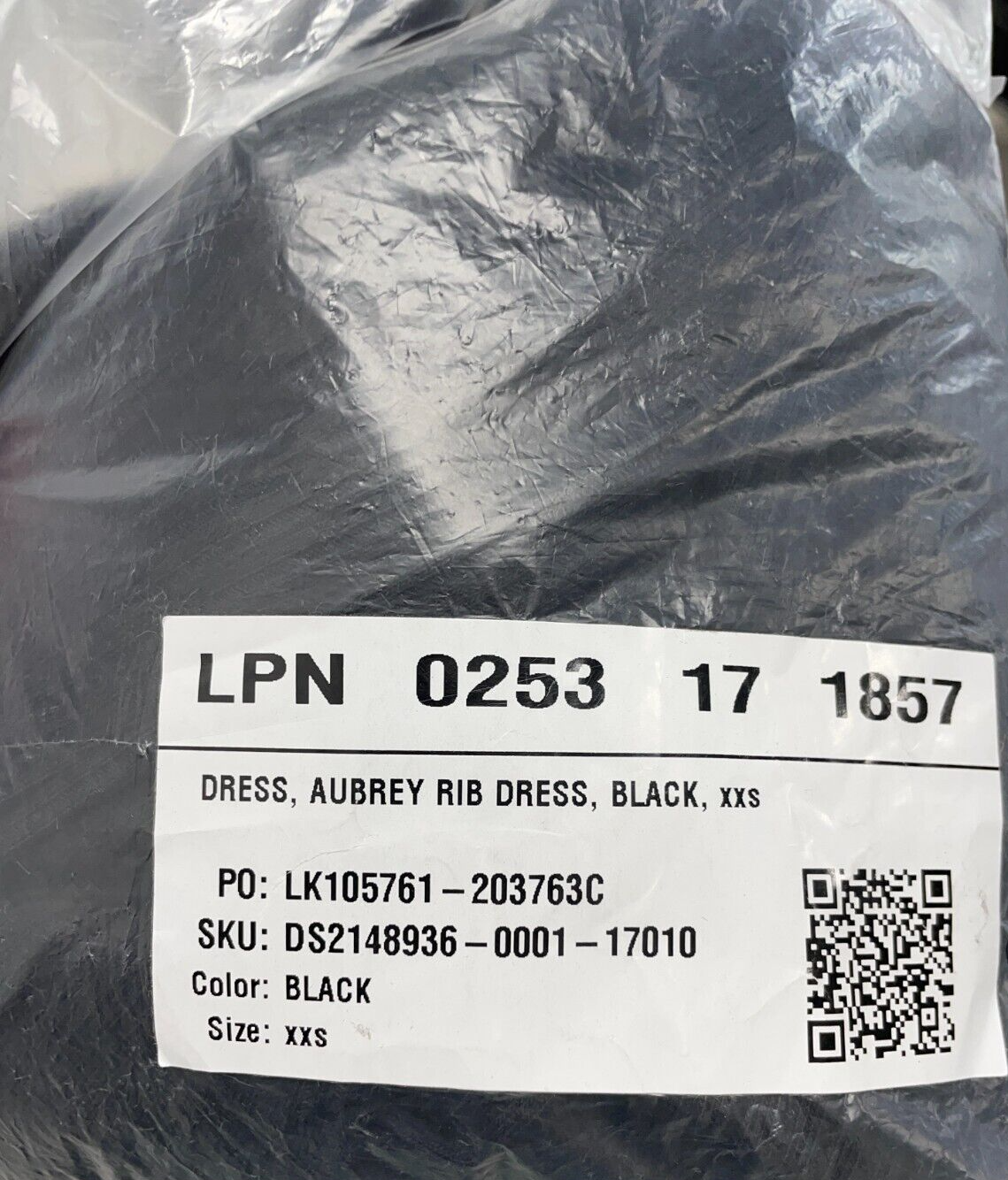 Fabletics Women's XXS Aubrey Rib Dress Black Side Slit Contouring Midi Tank NWT