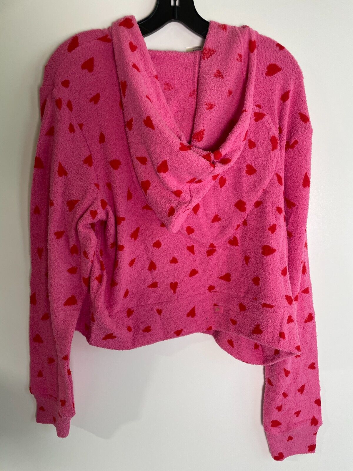 Yitty Fabletics Womens XXL Pet Me Zip Up Hoodie Pinky Swear Hearted CN2357059