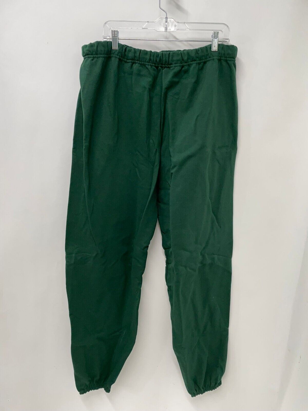 Dua Lipa Adult XXL Snow Globe Christmas Sweat Pants Joggers Dark Green Holiday
