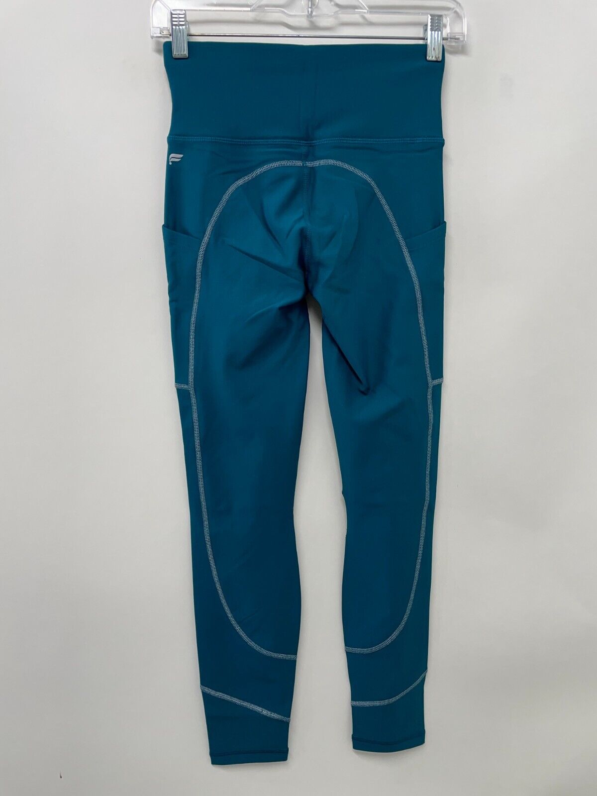 Fabletics Women XS Therma-Flex High Waist Cold Weather Reflective  Legging Fjord