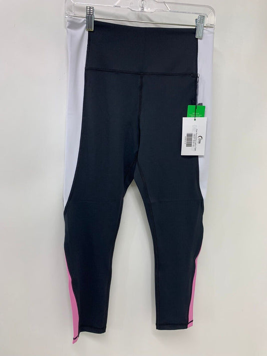Zyia Active Womens 8-10 Pink Perspective Light n Tight 7/8 Legging Yoga Pant