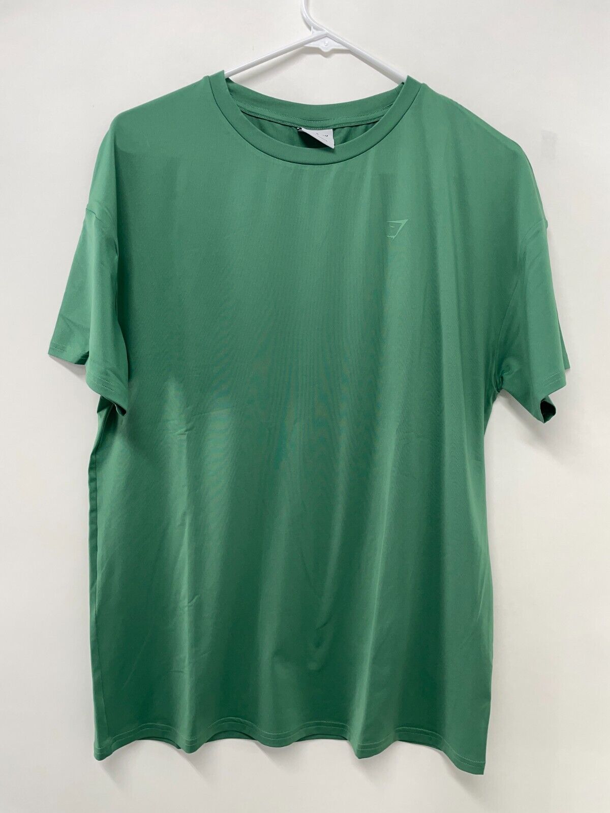 Gymshark Women's S Whitney Oversized T-Shirt Palm Green Short Sleeve B3A3RNWT