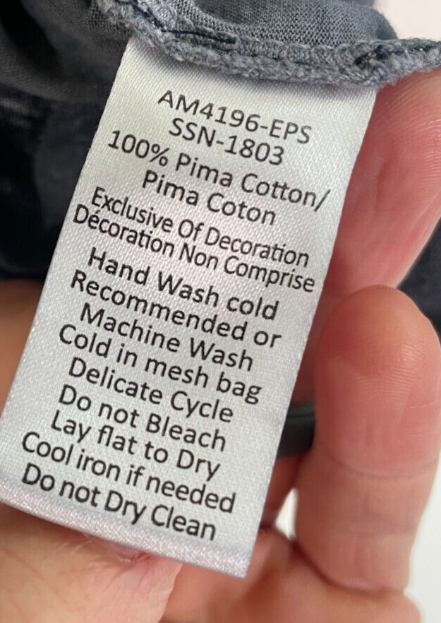 ATM Anthony Thomas Melillo Men's L Pima Cotton Pigment-Dyed Henley Shirt Gray