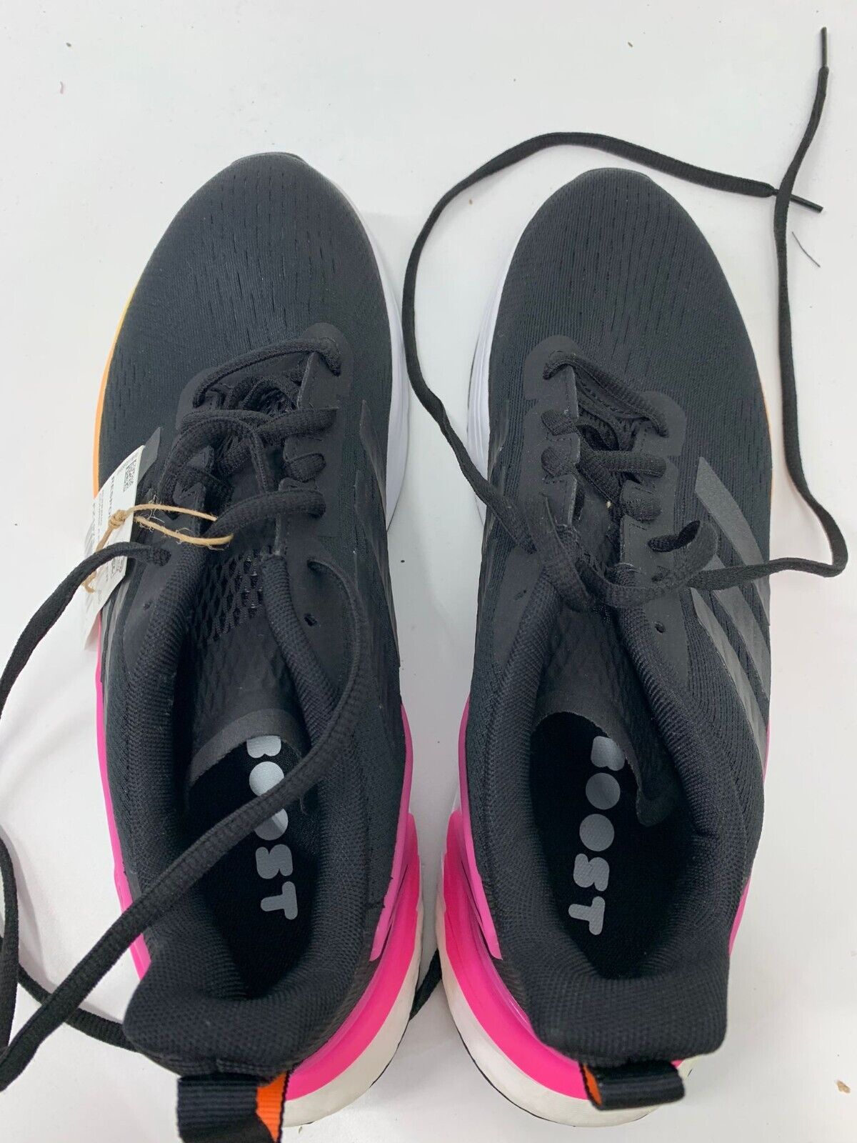 Adidas Womens 10 Response Super Running Shoes Black Hi Res Yellow FZ1973