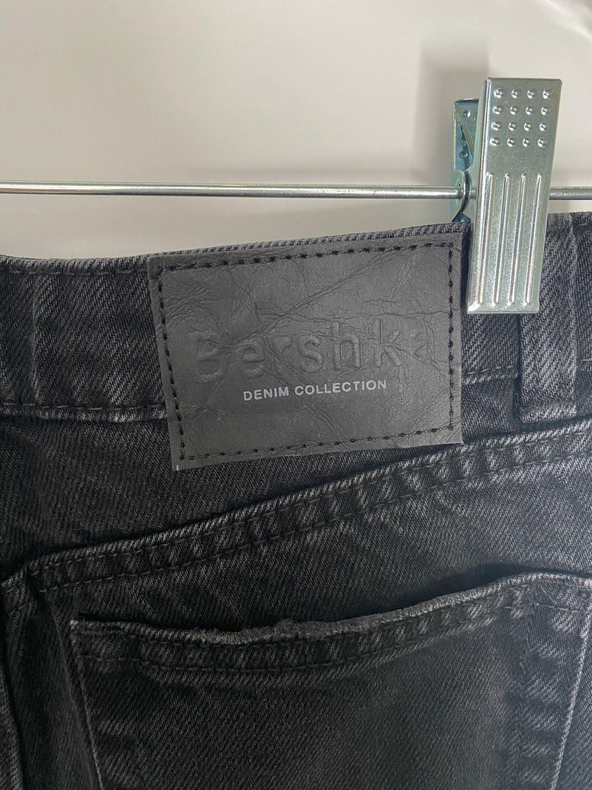 Berksha Denim Collection Womens 2 Black Mom Jeans Ripped High Rise