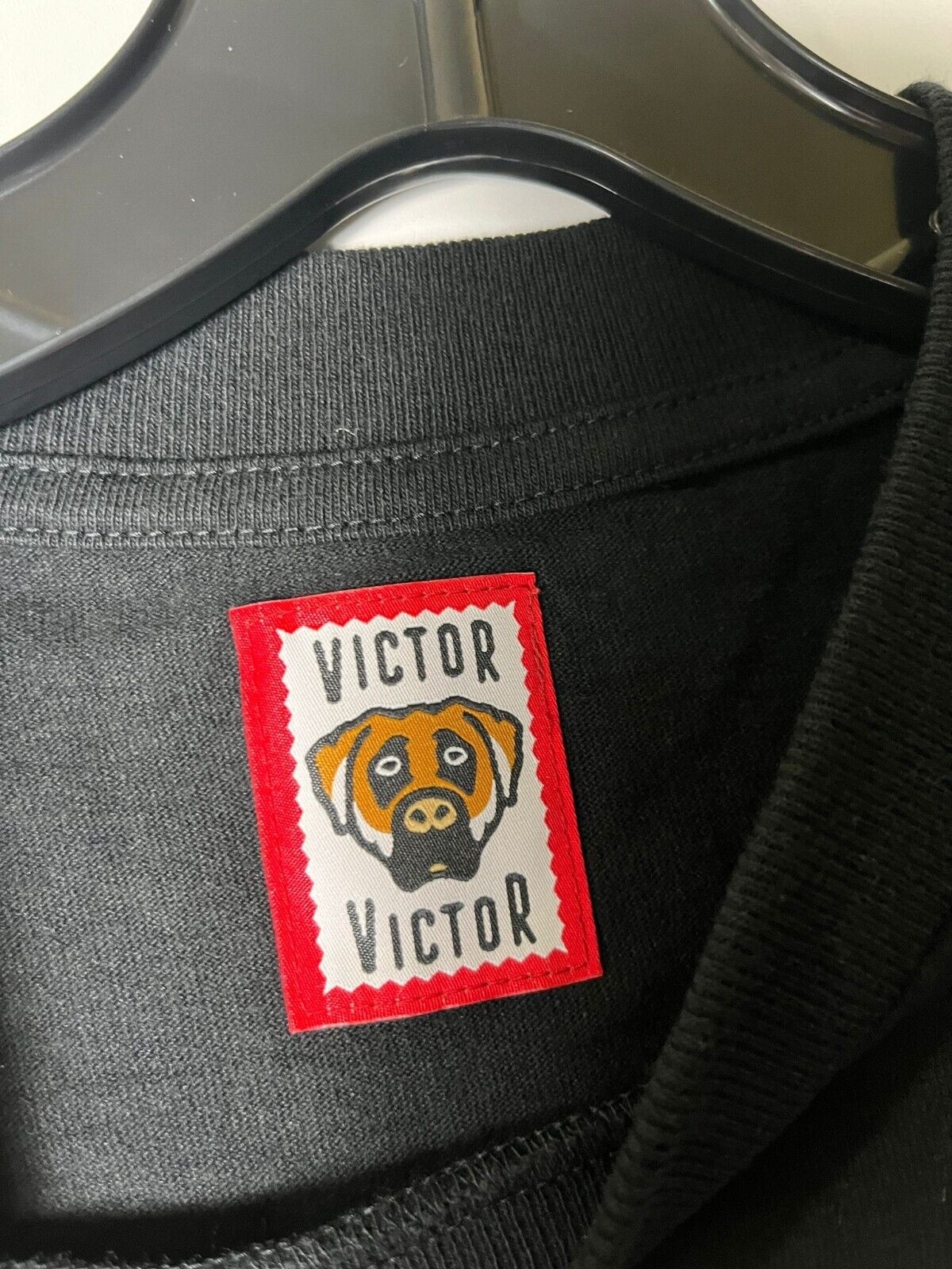 Victor Victor x Hardies Hardware Mens M Logo Tee T Shirt Black VV02TE001BK2