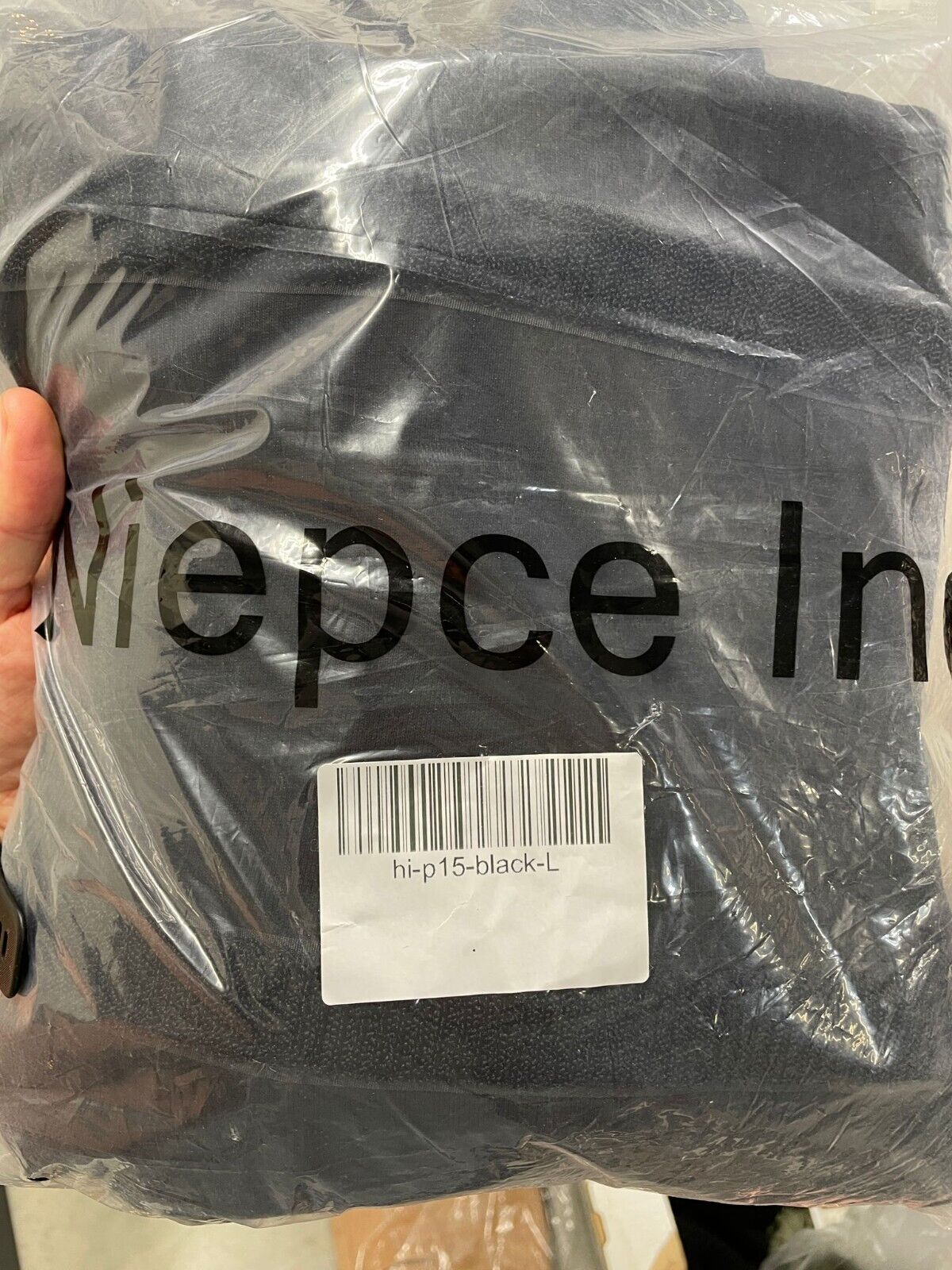 Niepce Mens L Black Atom Bomb Cargo Jogger Sweat Pants HI-P15