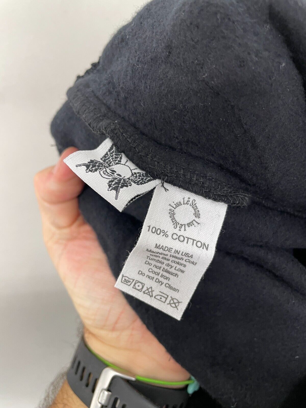 Lisa Le Strange Adult L Drawstring Waist Logo Graphic Print Sweatpants Black Men