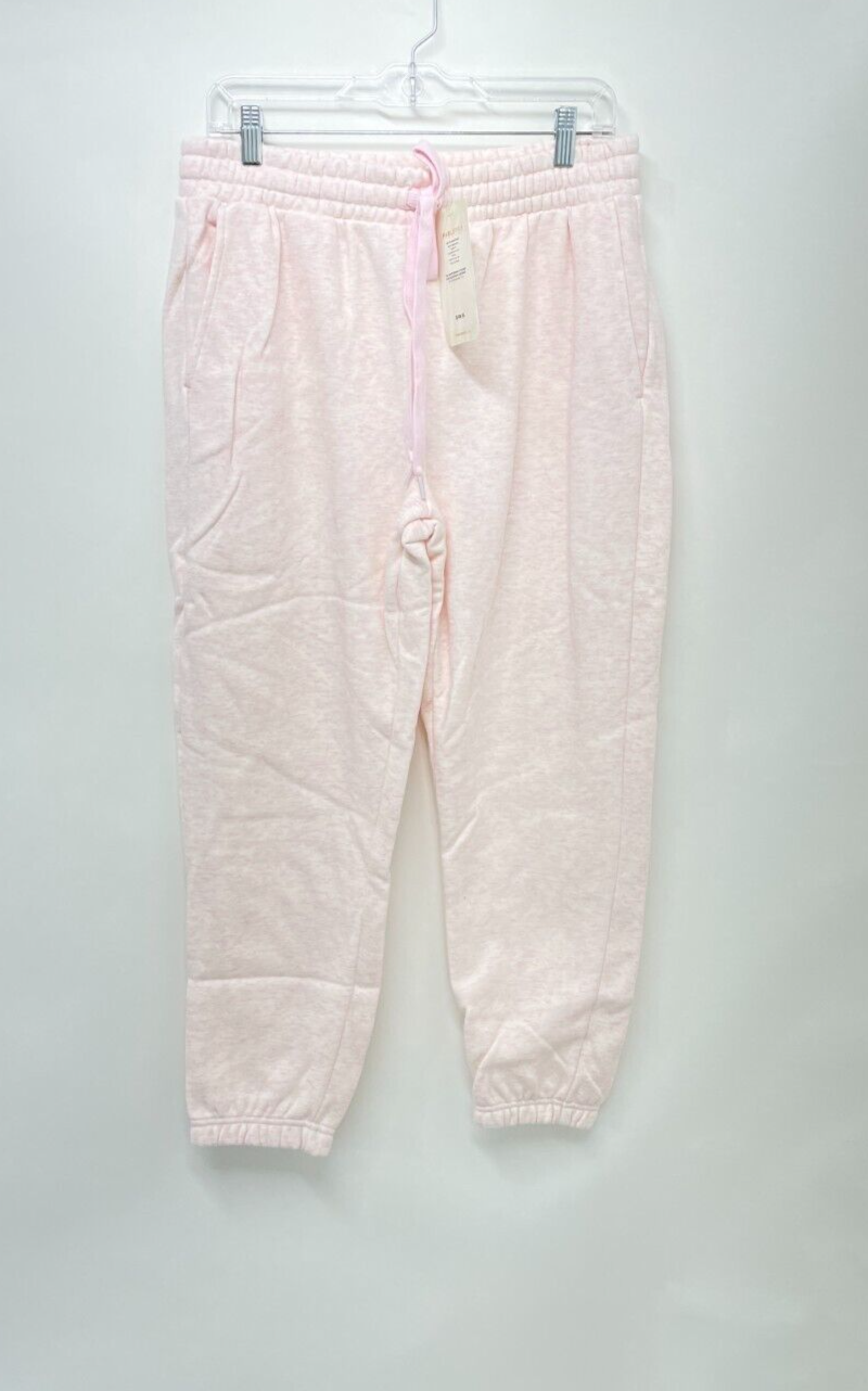 Fabletics Women's L Eco Go-To Classic Sweatpants Pastel Pink Heather PT2149761
