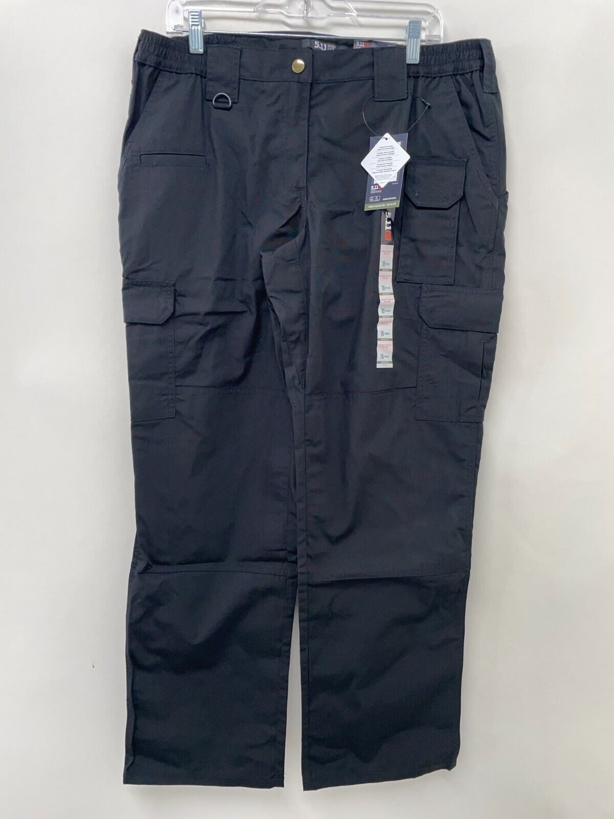 5.11 Womens 16R Taclite Pro Ripstop Pant Black Lightweight Cargo Pockets 64360
