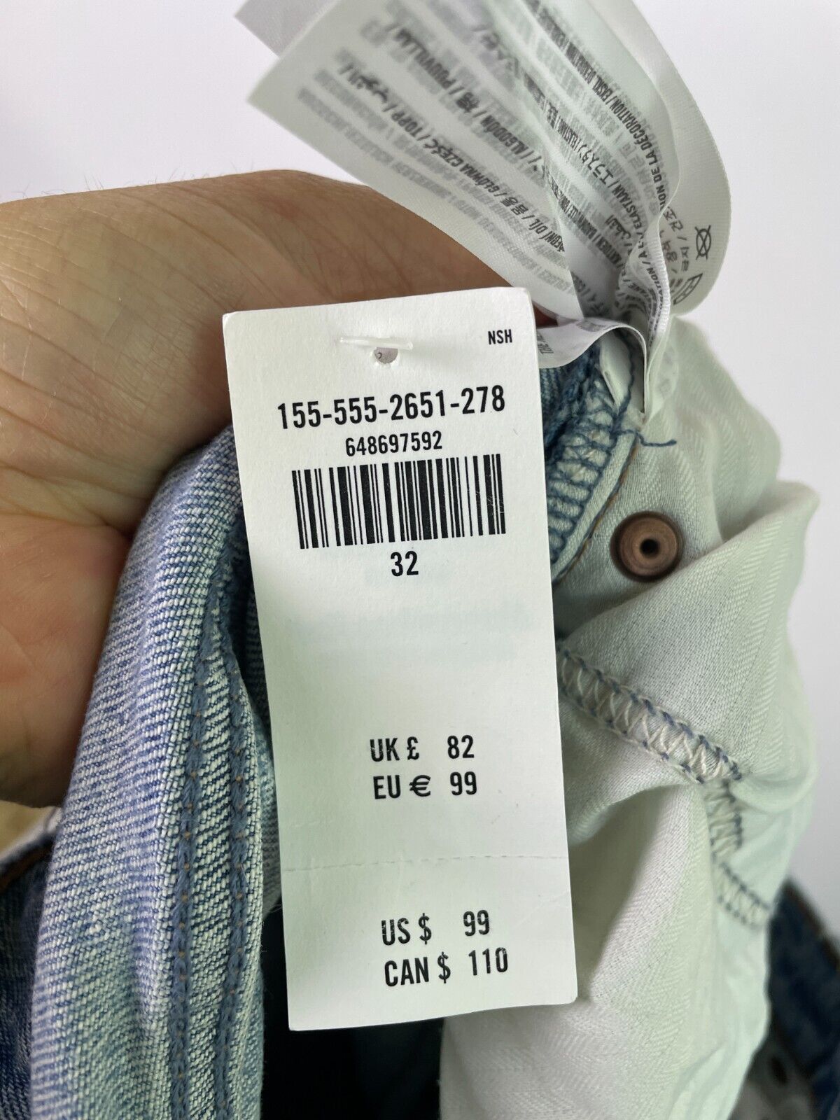 Abercrombie & Fitch Womens 32/14R Curve Love Ultra High Rise 90s Straight Jeans