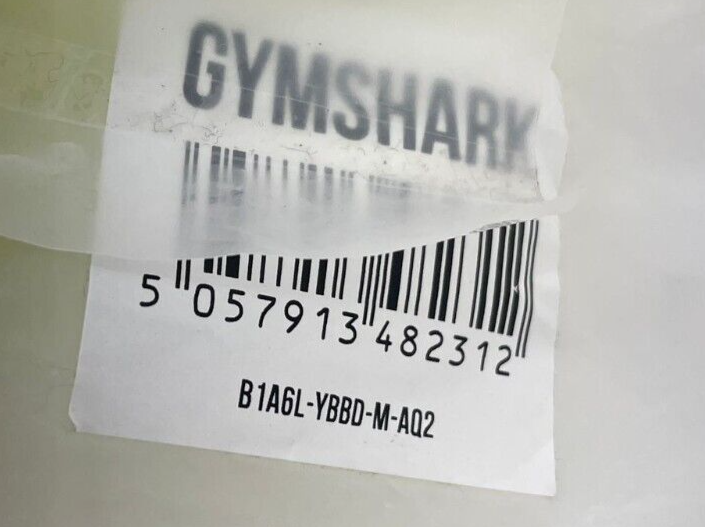 Gymshark Womens M Racer Back Sports Bra High Neck Mesh Back B1A6L-YBBD Yellow