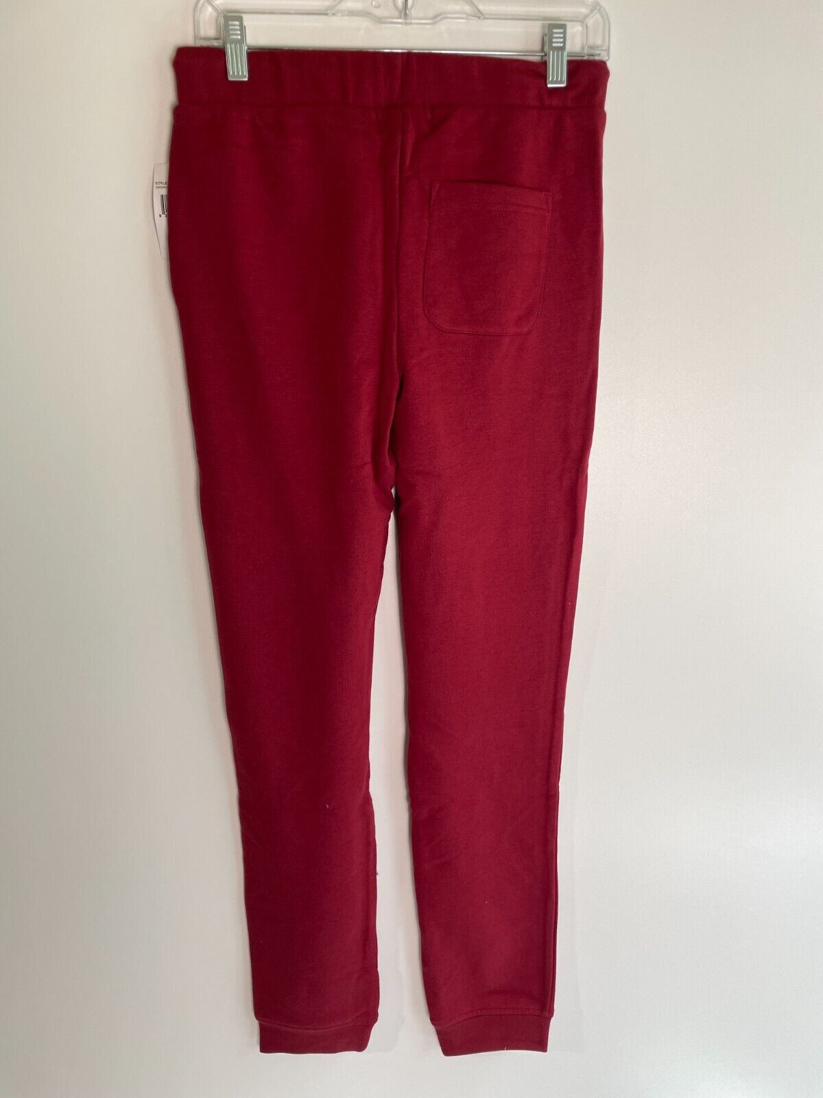 B by Brooks Brothers Big Boys Size 16Y Fleece Drawstring Jogger Sweat Pants Red