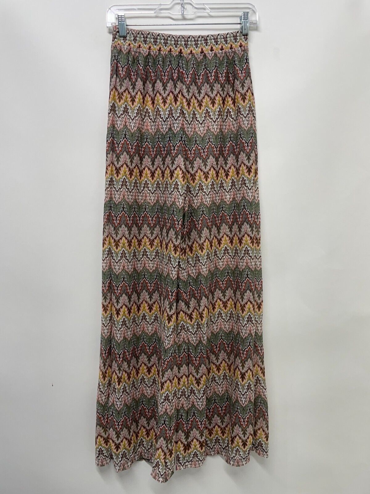 South Beach Women's 4 Embroidered Beach Pants Multi Print Wide-Leg ASOS NWT