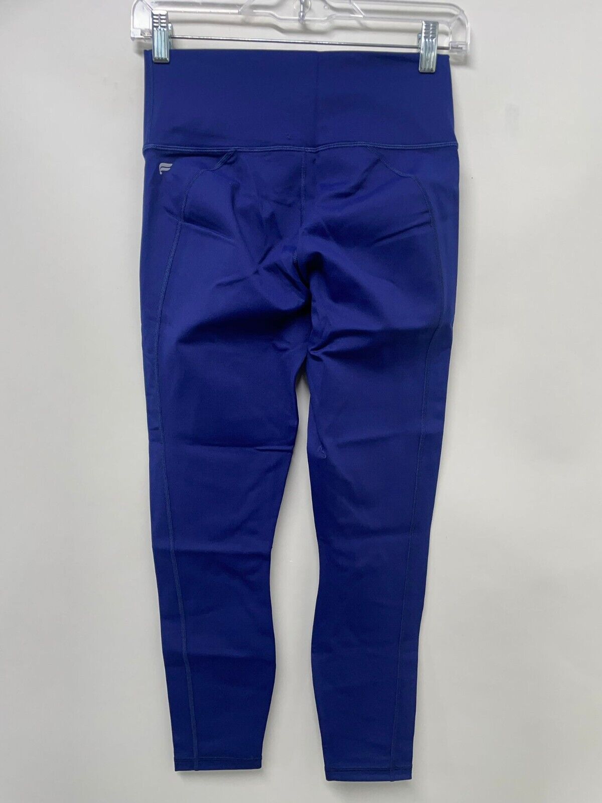 Fabletics Womens S Define High Waisted 7/8 Legging Navy Blue Yoga Pant Gym