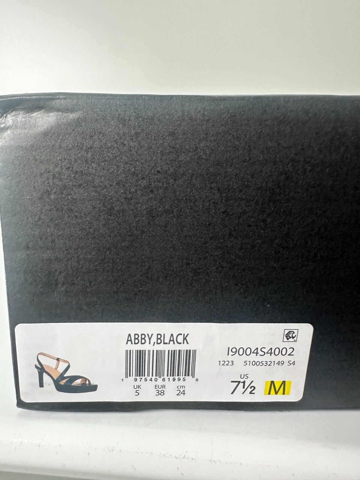 Naturalizer Women's 7.5 Abby Patent Faux Leather Dress Sandals Black I9004S4002