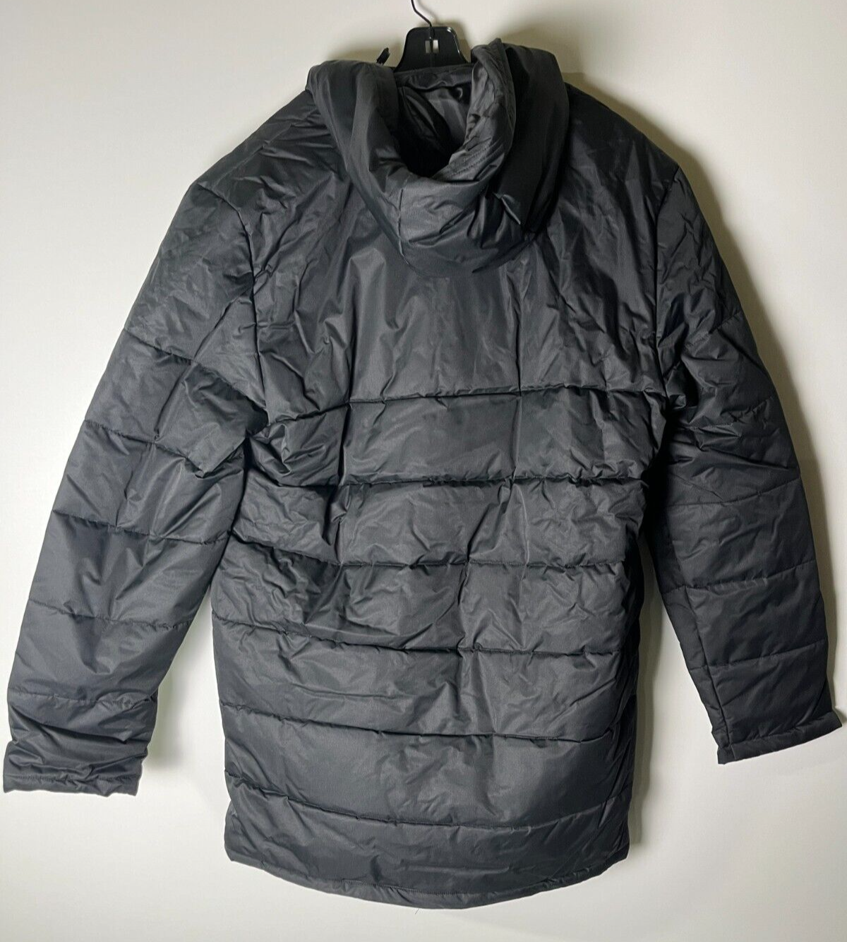 Capelli Sport Men's L Basics Stadium Coat Black Removable Hooded Bend FC Soccer