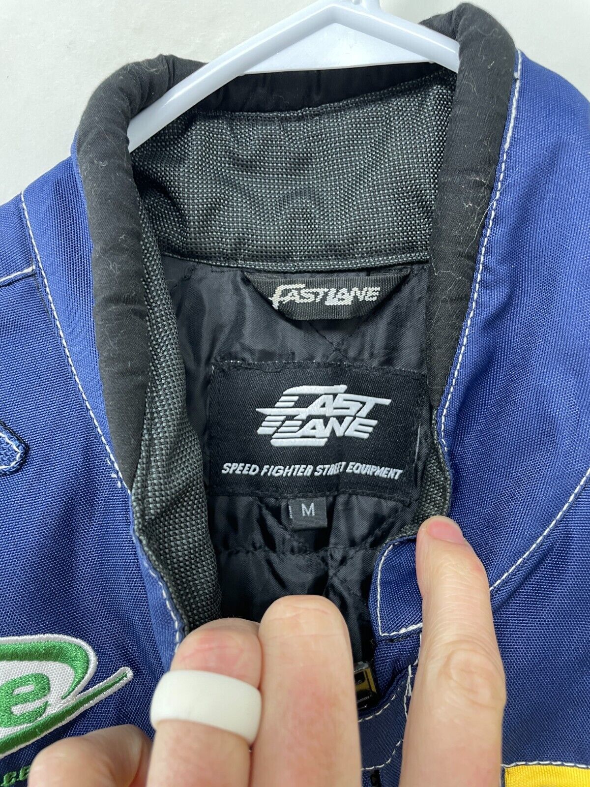 Fast Lane Mens M Speed Fighter Racing Street Equipment Bike Motorcycle Jacket