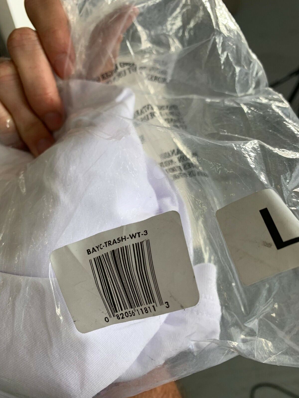 BAYC Bored Ape Yacht Club Mens L Degenerates Only Trash Tee T Shirt Ape Fest