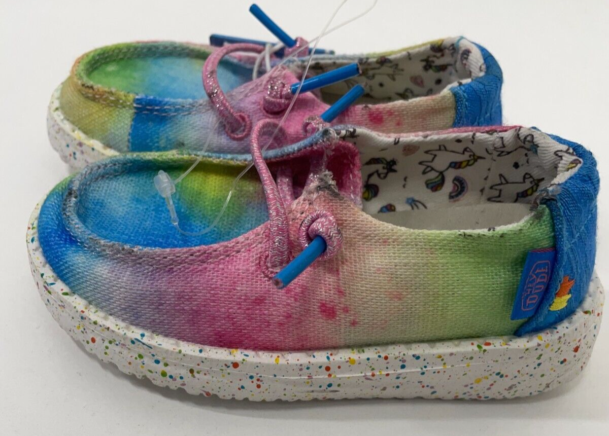 Hey Dude Girls Toddler K6 Wendy Dreamer Magic Casual Shoes Multicolor 40087-9CR