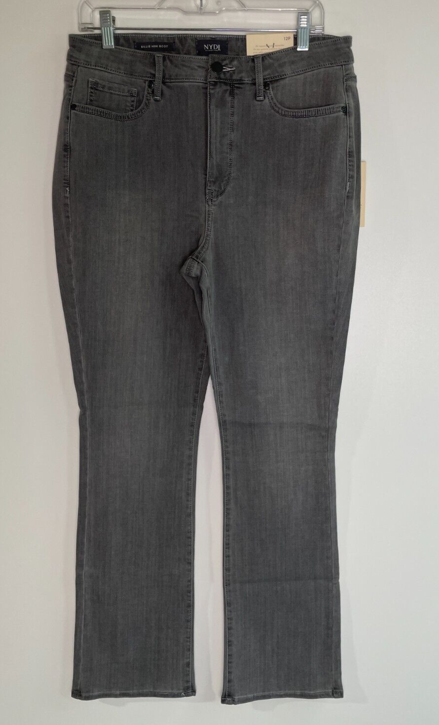 NYDJ Women's 12P High Rise Sure Stretch Denim Billie Mini Bootcut Jeans PAEV2880