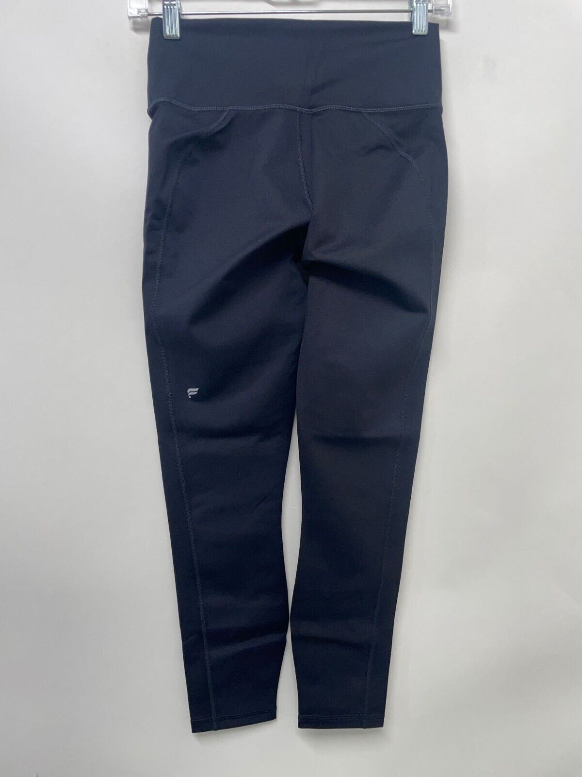 Fabletics Womens L Define High Waisted 7/8 Legging Black Yoga Pant Gym Athletic