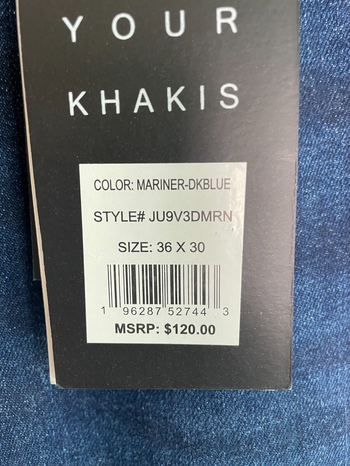 The Perfect Jean Mens 36x30 Athletic Fit Tapered 99% Cotton Denim Mariner Blue