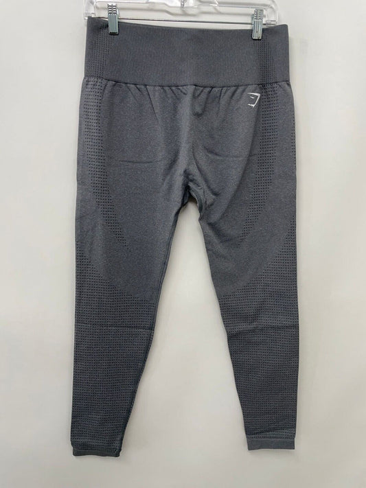 Gymshark Womens M Vital Seamless 2.0 Leggings Smokey Grey Marl B1A2B-GBC7 Gym