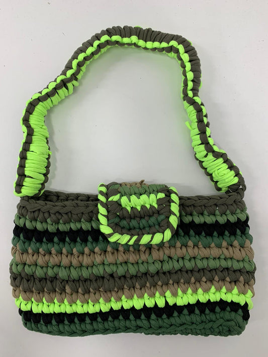 Gemsun Womens Brot Bag 100% Recycled Textile Hand Bag Knit Clutch 10.5x6