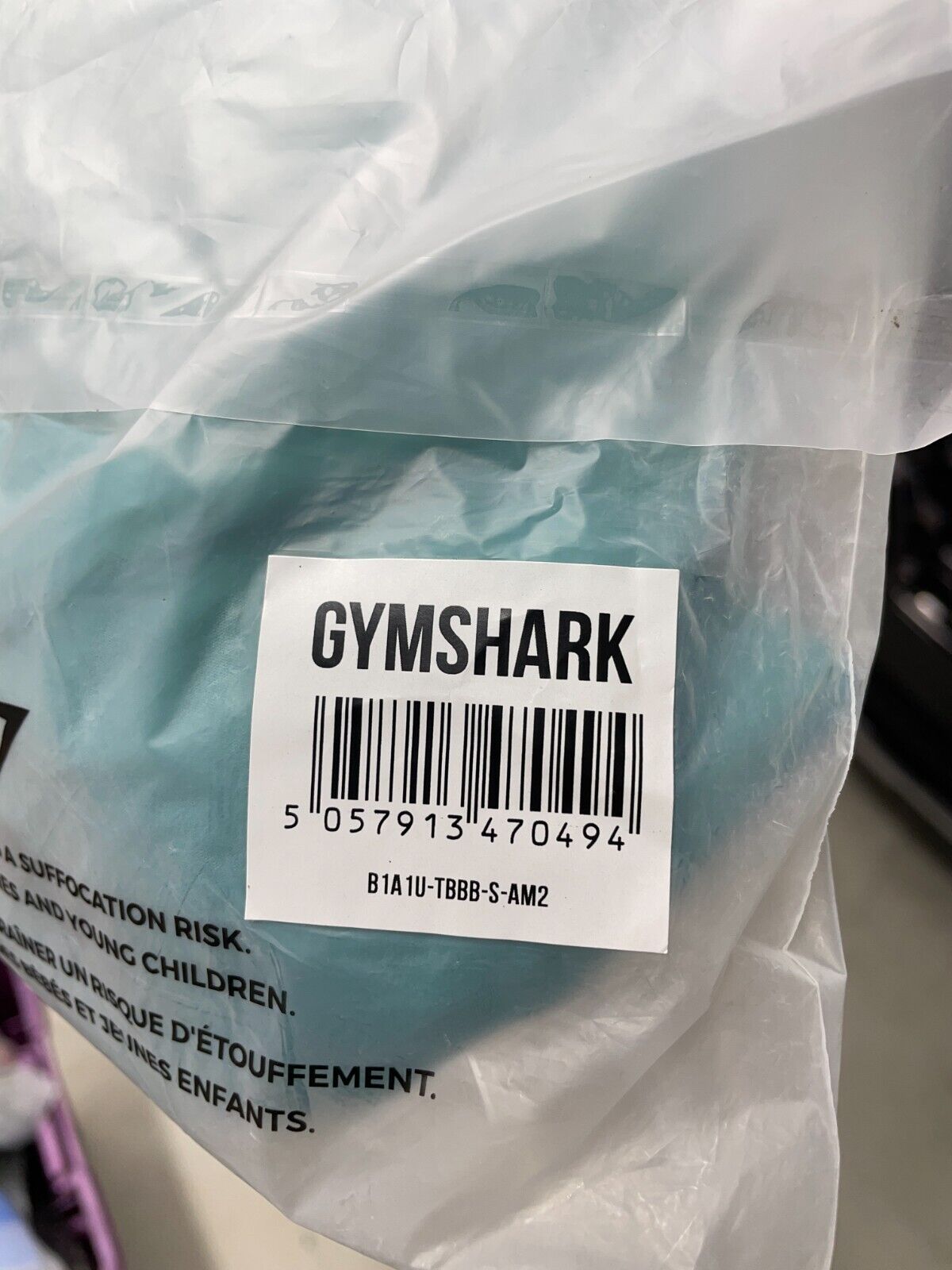 Gymshark Women's S Training Cropped Leggings Teal High Rise Capri B1A1U NWT