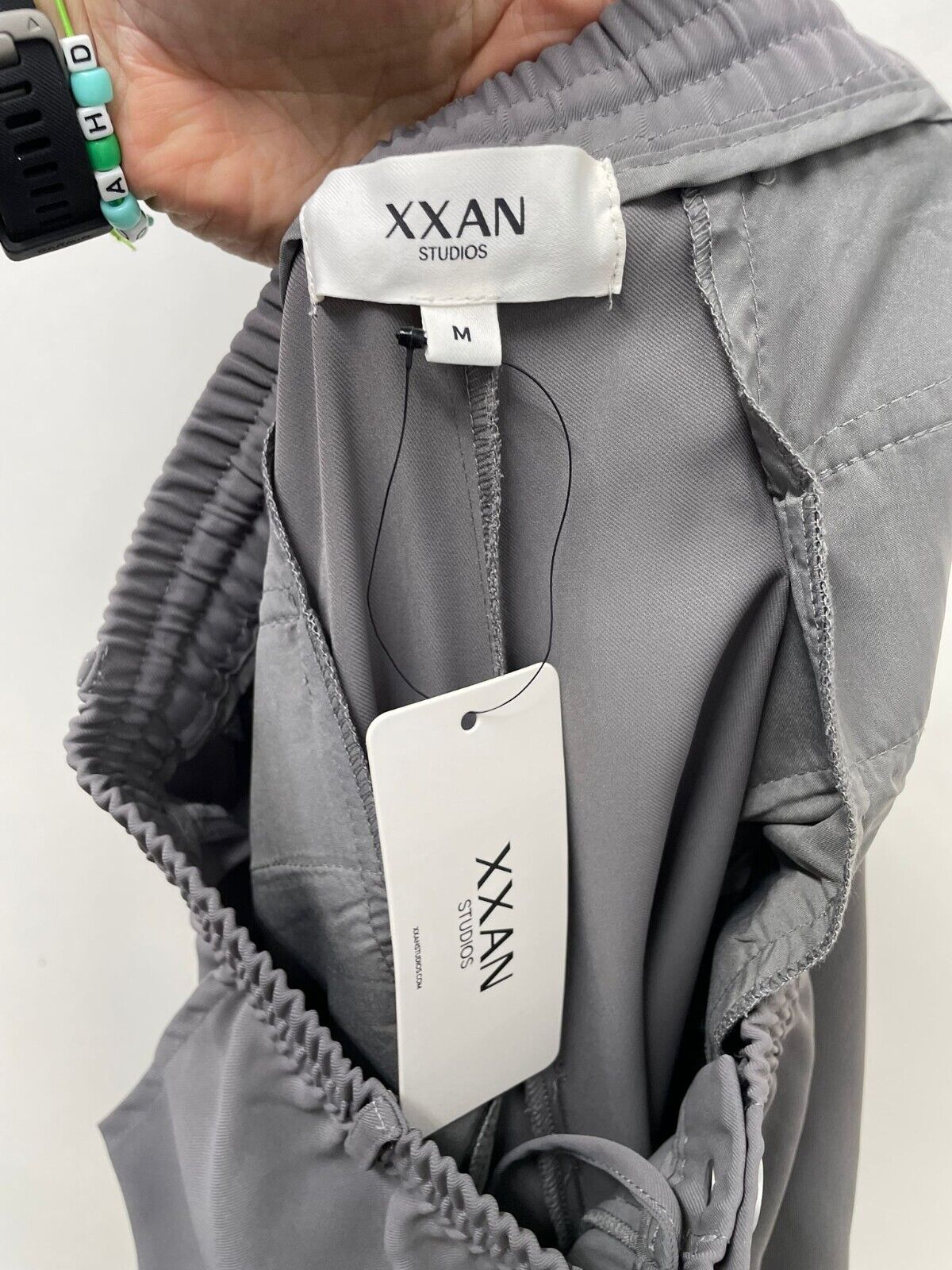 XXAN Studios Mens M Tokyo A:M Cargo 2.0 Pants Gray Asian Streetwear Pockets