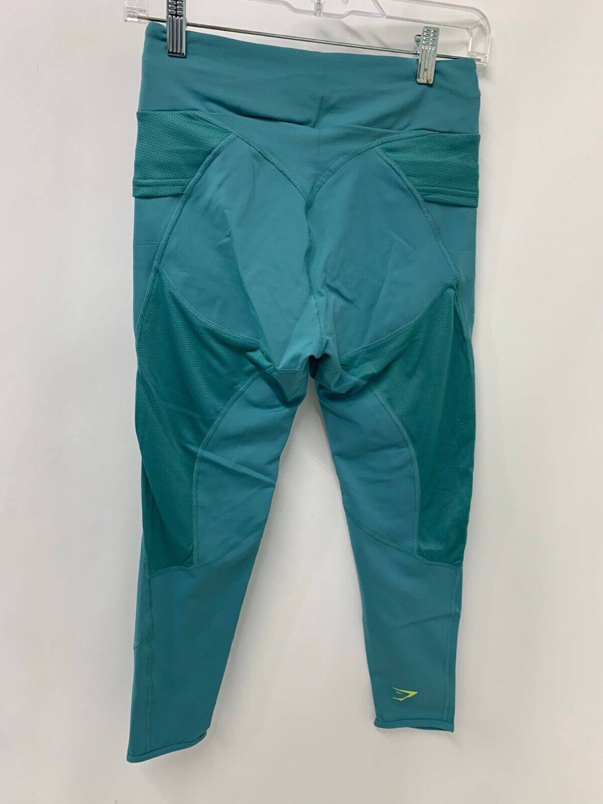 Gymshark Womens M Pulse Legging Corded Drawstring Yoga Pant Athletic Teal