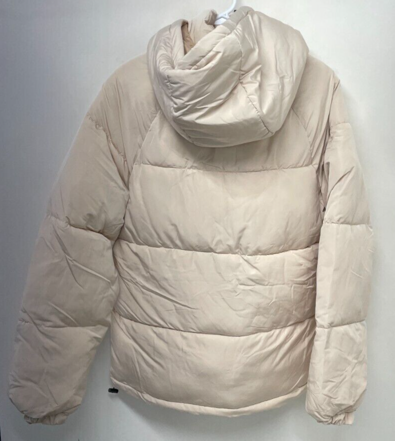 Sixth June Mens M Puffer Jacket Beige Raglan Sleeve Oversized M22234MOW