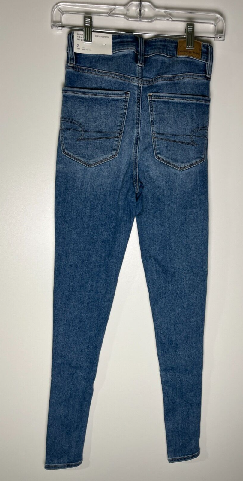 American Eagle Women's 2 Next Level Stretch Super High-Waisted Jegging 3435-4756