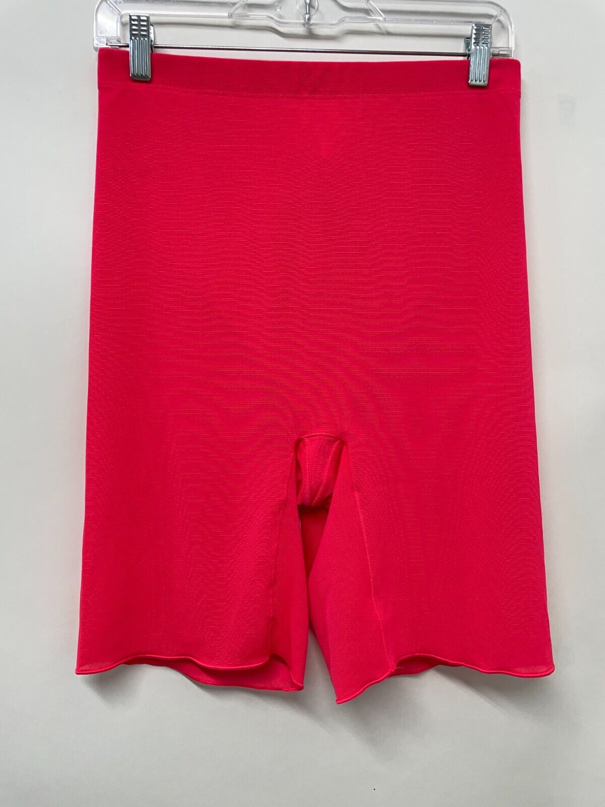 Yitty Women's XL Mesh Me Smoothing High Waist Short Neon Pussy Pink No Show NWT