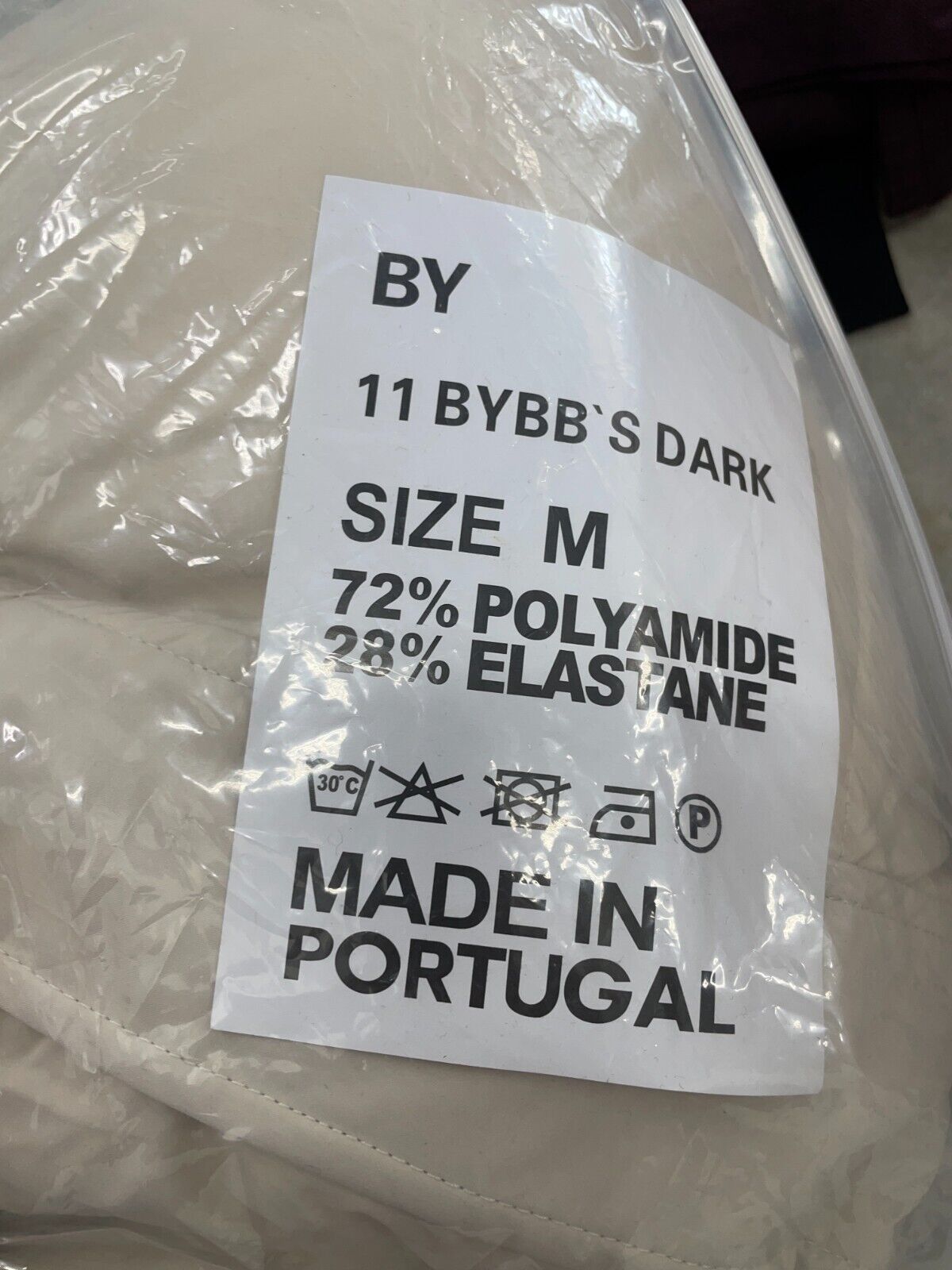 11Bybbs Dark Mens M Techwear Coat Detachable Headcover Winter Jacket Ivory Cyber