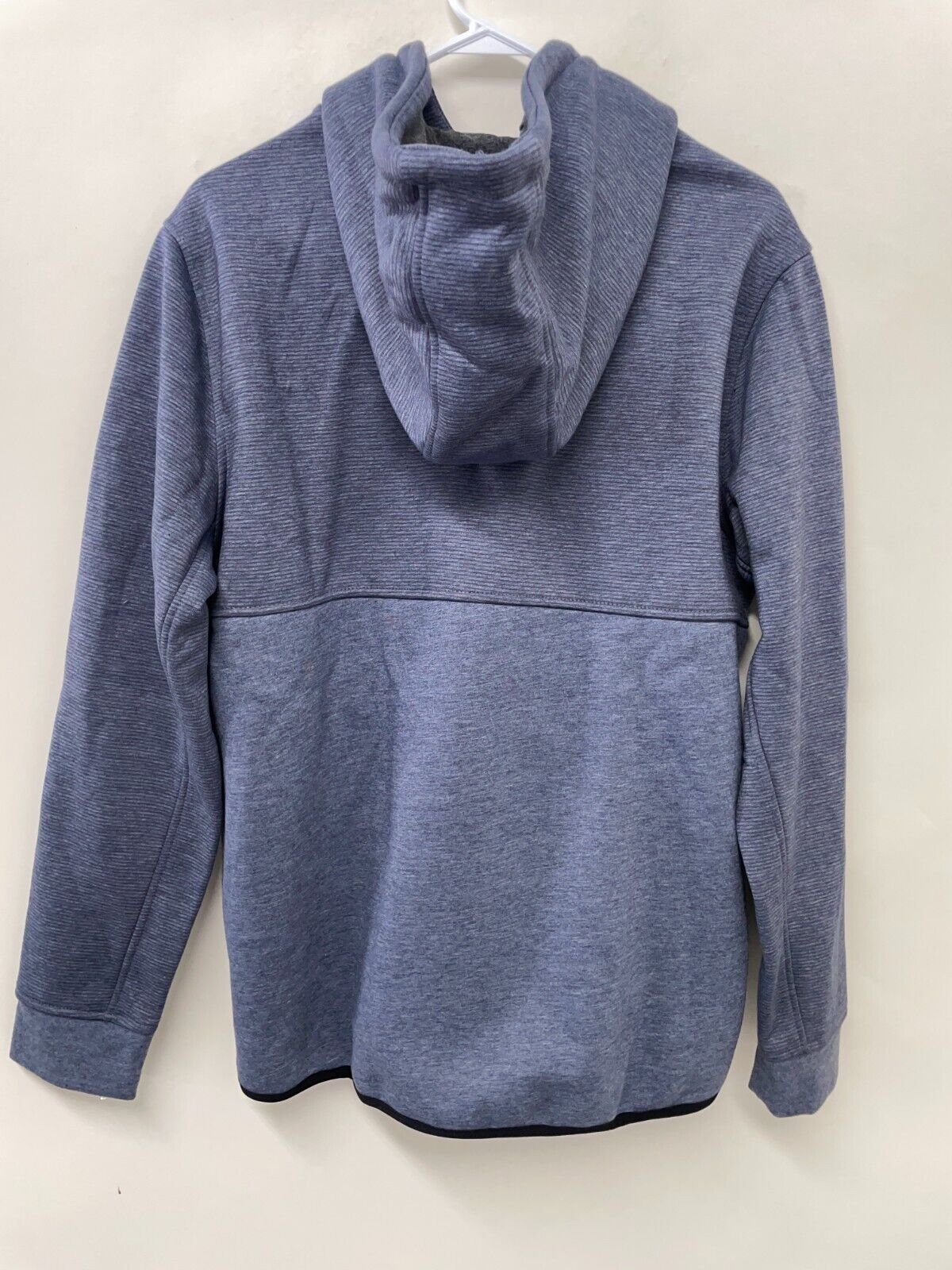 Flag & Anthem Mens L Trent Blocked Bonded Fleece Full Zip Hoodie Jacket Blue