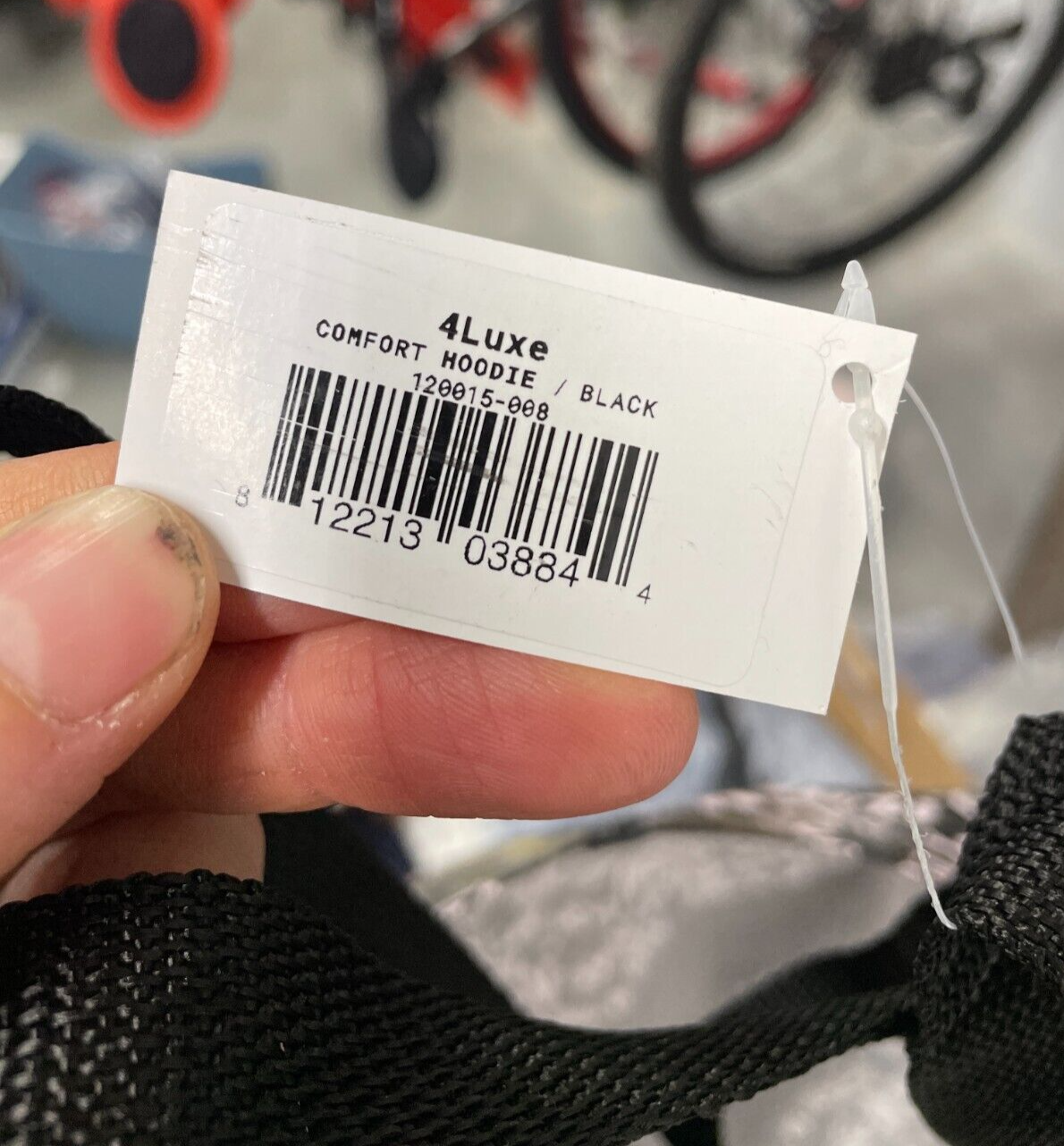 Shefit Women's 4Luxe Comfort Hoodie Black Cropped Drop Shoulder Comfort Gym NWT